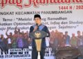Jelang Puasa Ramadhan, Wabup Ciamis Hadiri Acara Mapag Ramadhan di Kecamatan Panumbangan