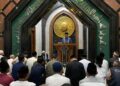Bupati Herdiat Shalat Tarawih Pertama di Masjid Agung Ciamis