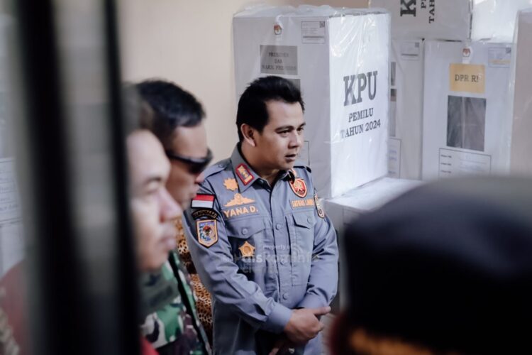 H -1 Jelang Pemilu 2024, Wabup H. Yana dan Forkopimda Kab. Ciamis Lakukan Monitoring Ke Beberapa Kecamatan Untuk Memastikan Kesiapan